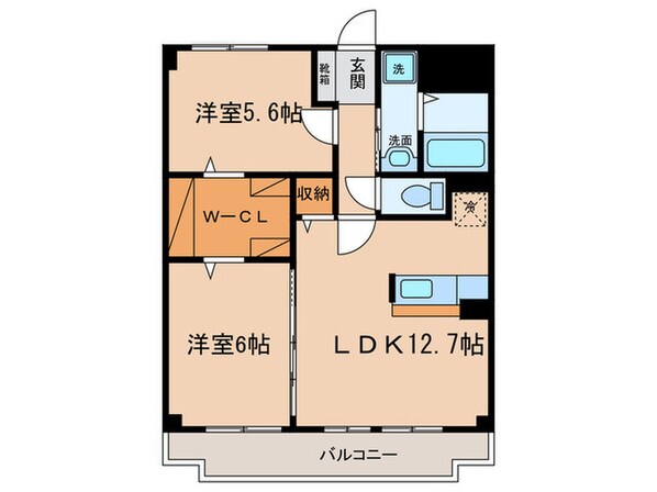 ノイブリ－ゼの物件間取画像